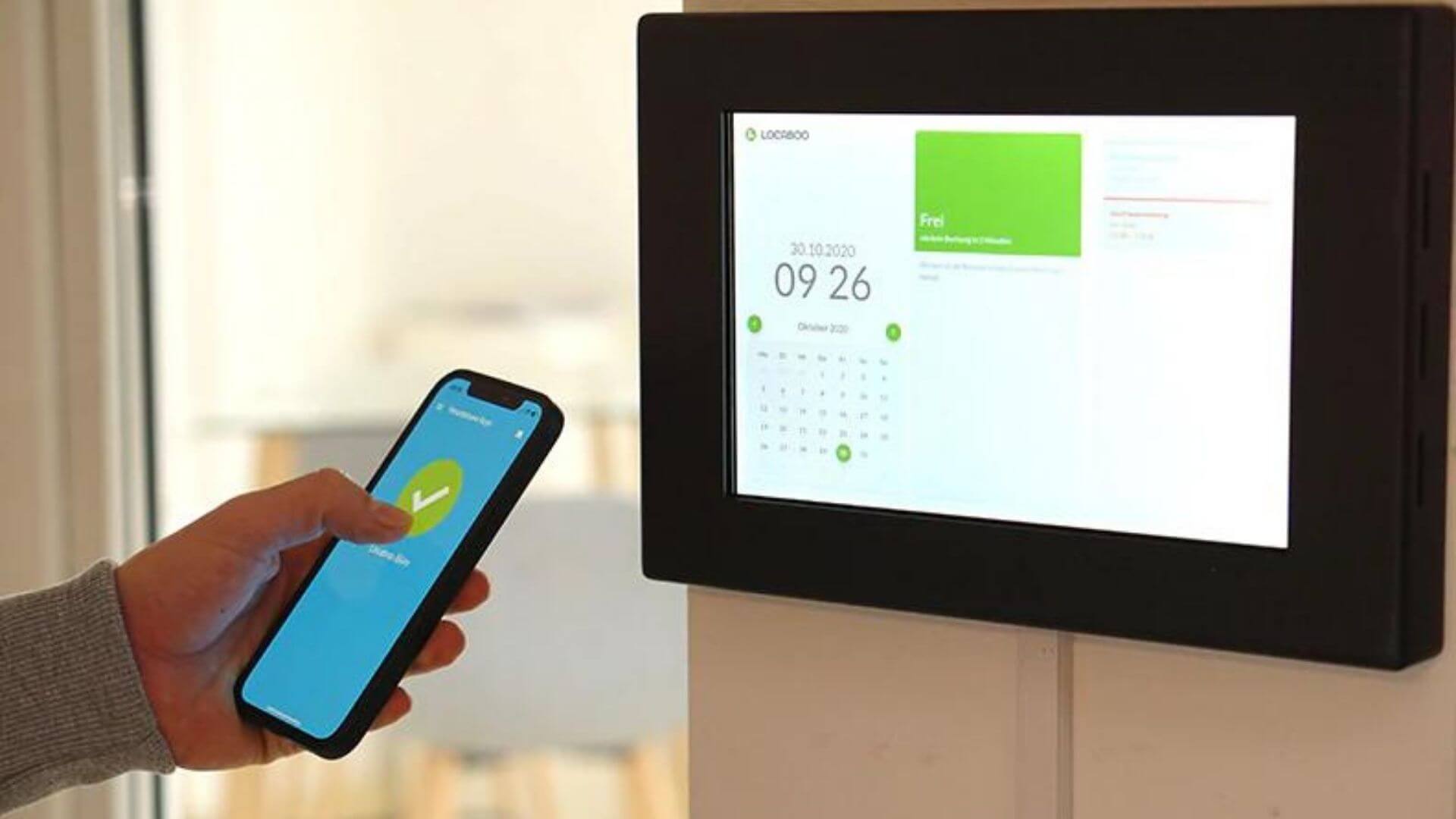 Locaboo-Buchungssystem integriert Mobile Access - Tapkey