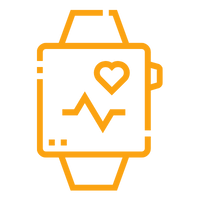 Pictured is the icon for a health watch