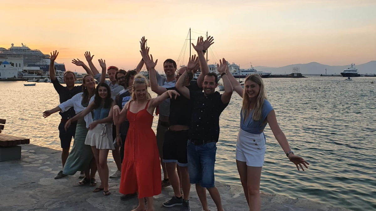 Tapkey team in Mykonos