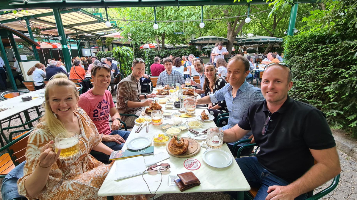 Tapkey dinner in Prater