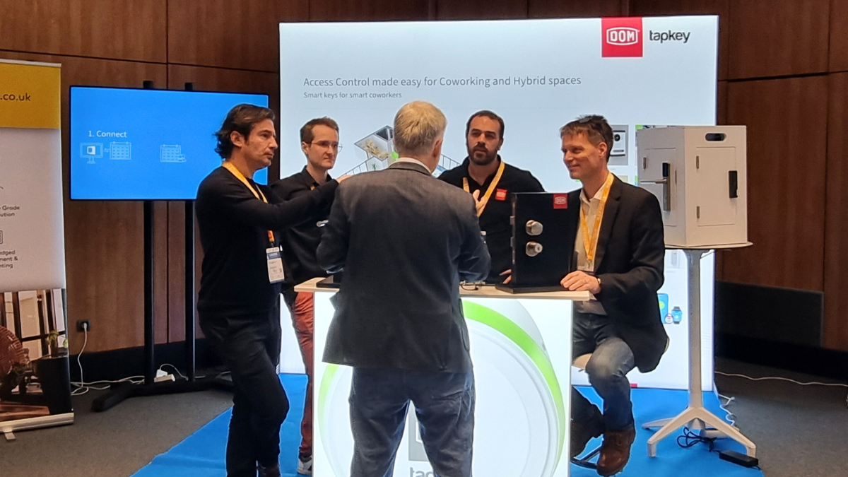 DOM & Tapkey team at the Coworking Europe Conference in Porto